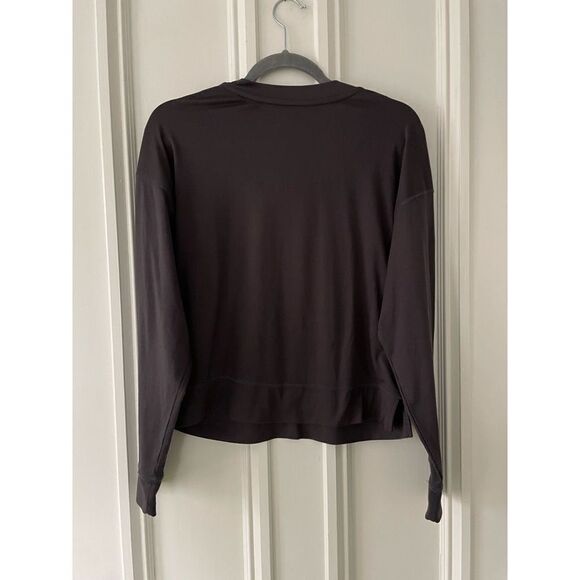 Z. Well long sleeve charcoal gray top L - Picture 2 of 3